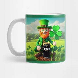 Folk Art Leprechaun Mug